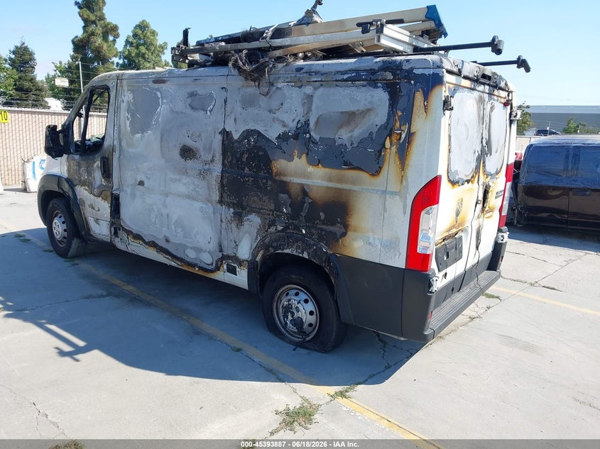 Vin: 3c6lrvag2pe569159, lot: 45891890, ram promaster 1500 low roof 136 wb 20233