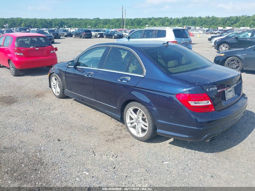 2012 MERCEDES-BENZ C 250 auction photo 3