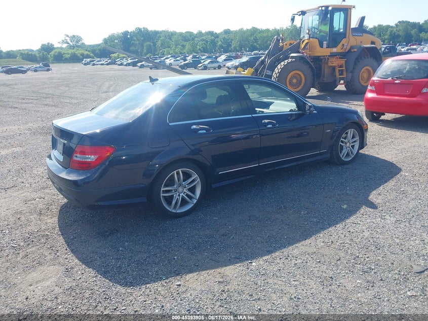 2012 MERCEDES-BENZ C 250 auction photo 4