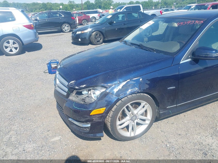 2012 MERCEDES-BENZ C 250 auction photo 6
