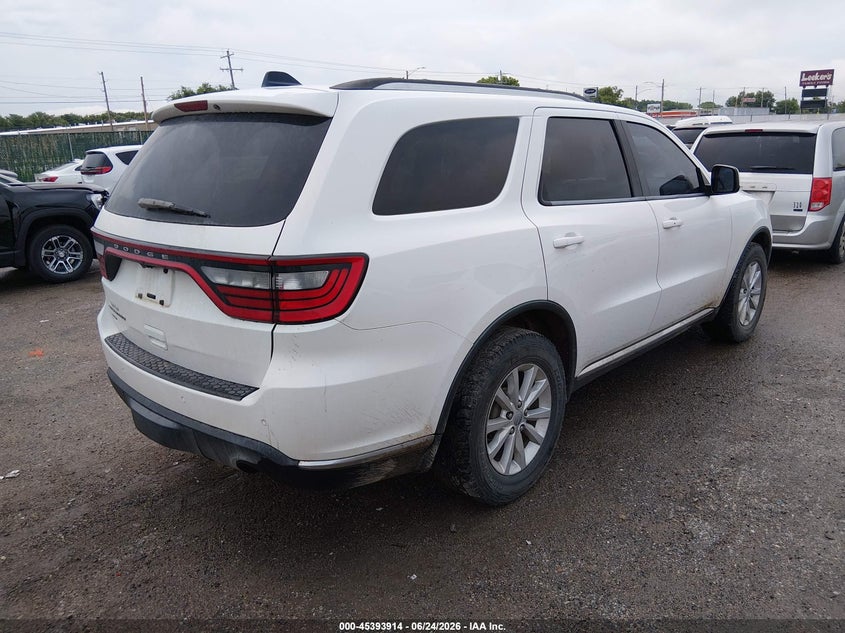 Vin: 1c4rdjag2ec599390, lot: 45891917, dodge durango sxt 20144