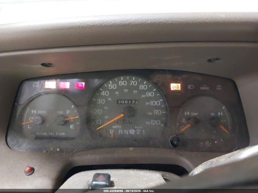 MERCURY GRAND MARQUIS 1997 VIN 2MELM74W2VX667202