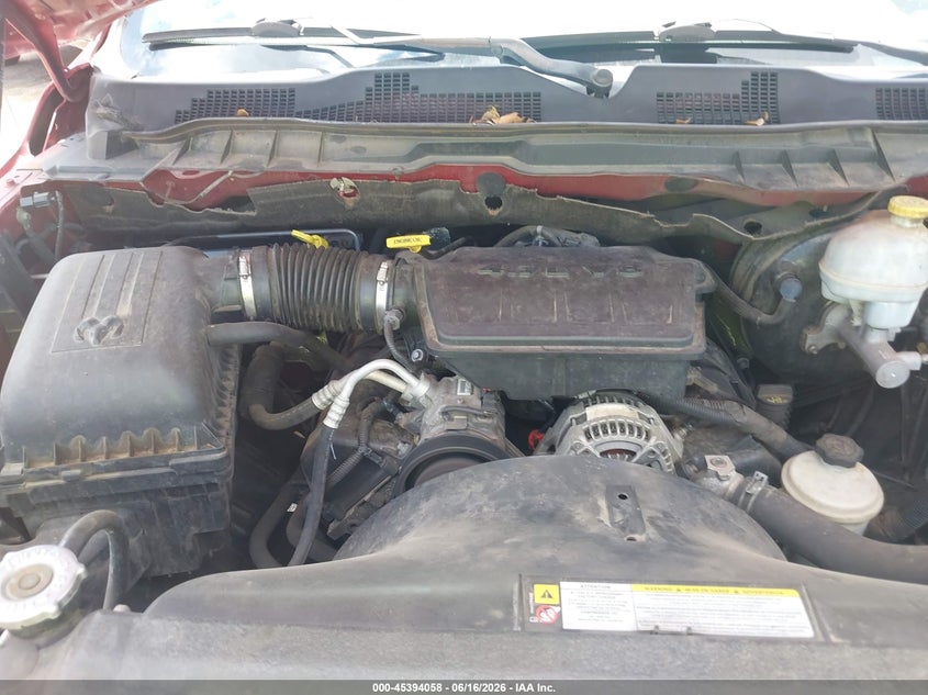 2010 Dodge Ram 1500 Slt/Sport/Trx VIN: 1D7RB1GP5AS214584 Lot: 45394058