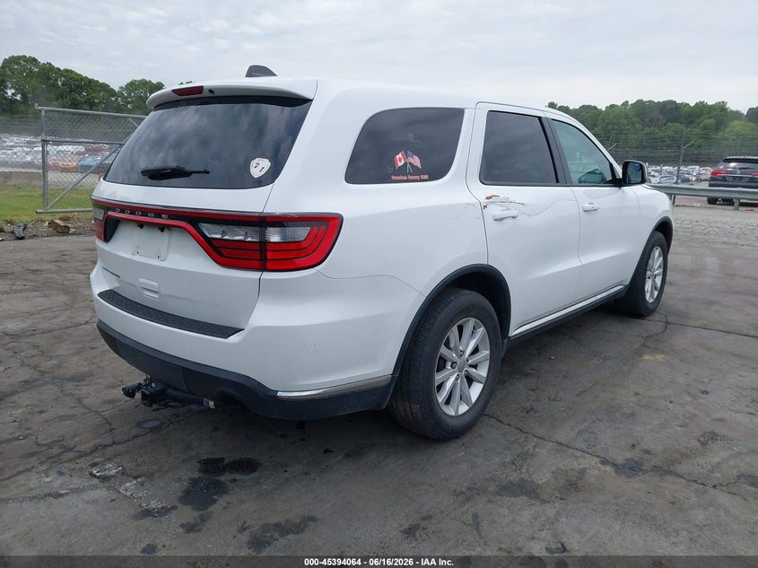 Vin: 1c4rdhag1fc800903, lot: 45892067, dodge durango sxt 20154