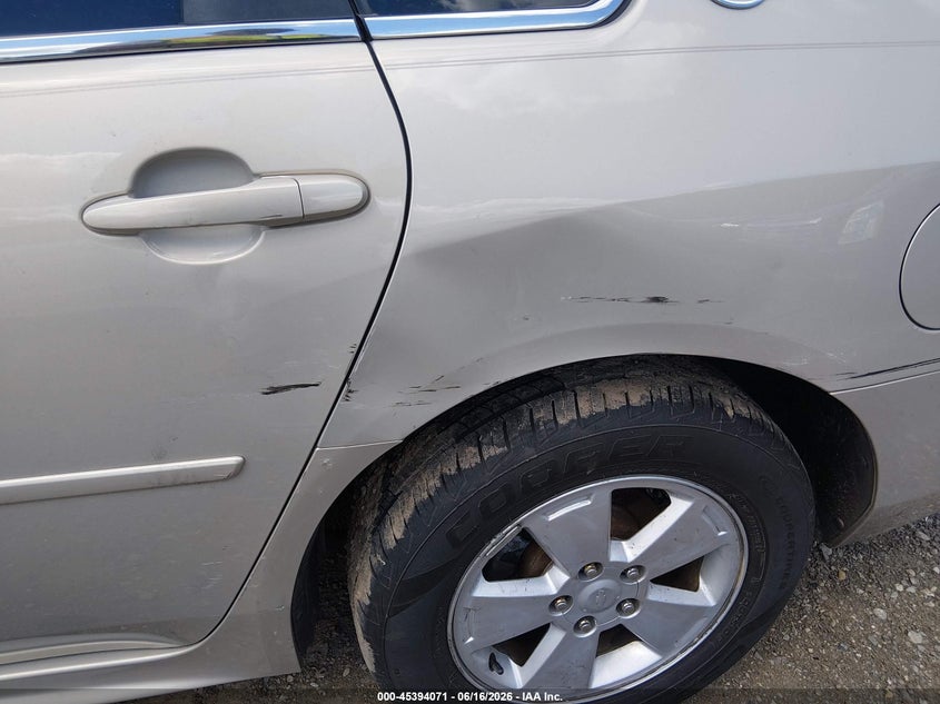 2009 CHEVROLET IMPALA SEDAN 3.5L V-6 VVT, 211HP