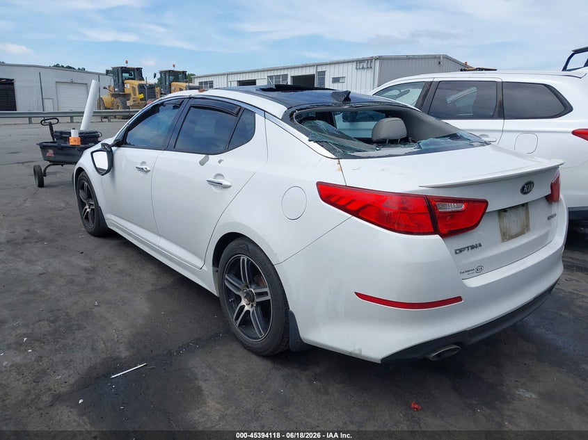 Vin: 5xxgn4a76fg409291, lot: 45892121, kia optima ex 20153