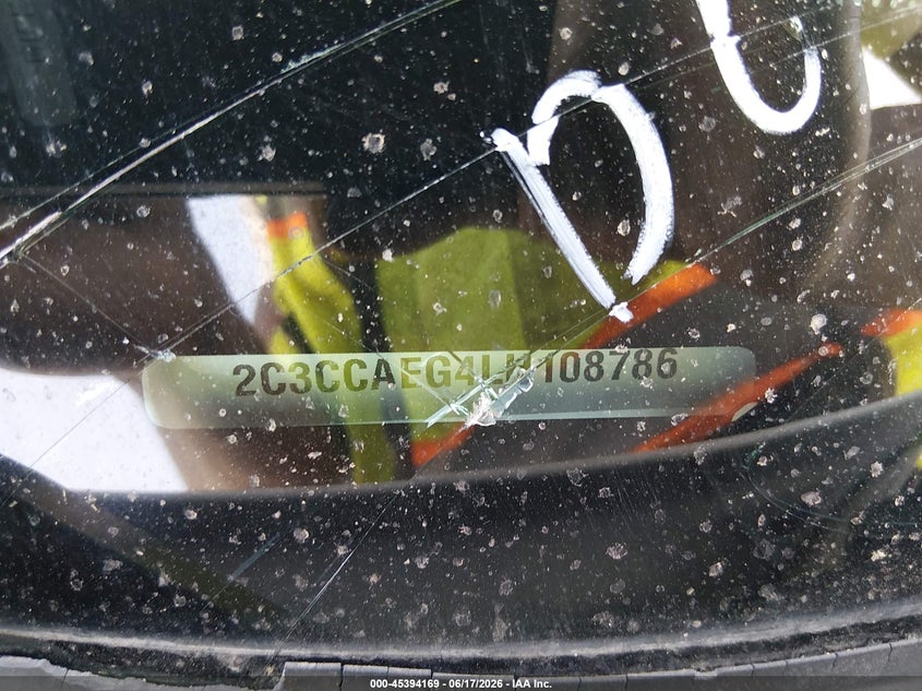 CHRYSLER 300 2020 VIN 2C3CCAEG4LH108786
