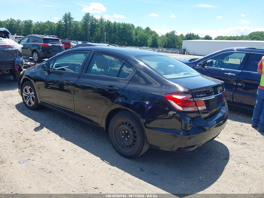 2013 HONDA CIVIC SEDAN 1.8L I-4 VVT, 140HP