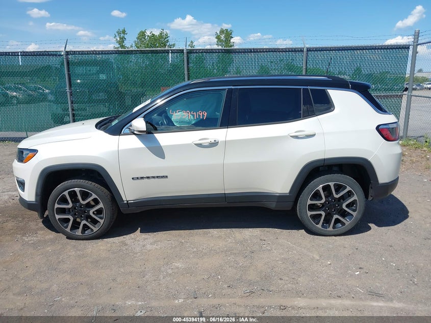 2018 Jeep Compass Limited 4X4 VIN: 3C4NJDCB0JT238412 Lot: 45394199