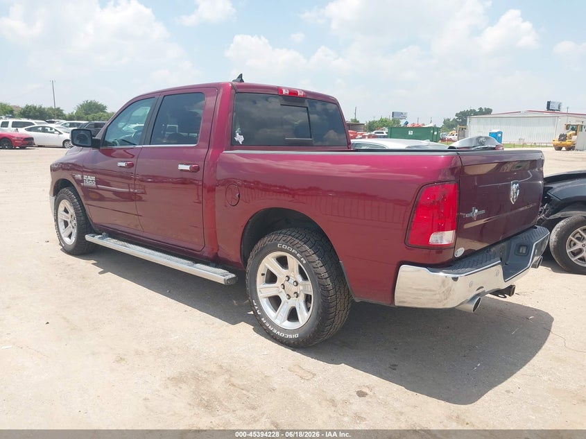 Vin: 1c6rr6lt8hs805998, lot: 45892231, ram 1500 lone star silver  4x2 5'7 box 20173
