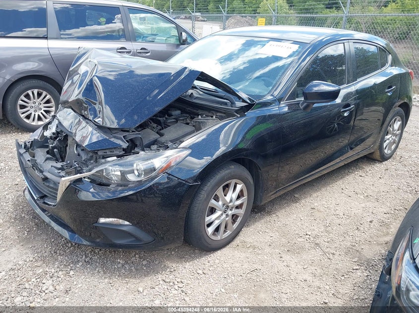 Vin: jm1bm1k71g1323605, lot: 45892251, mazda mazda3 i sport 20162