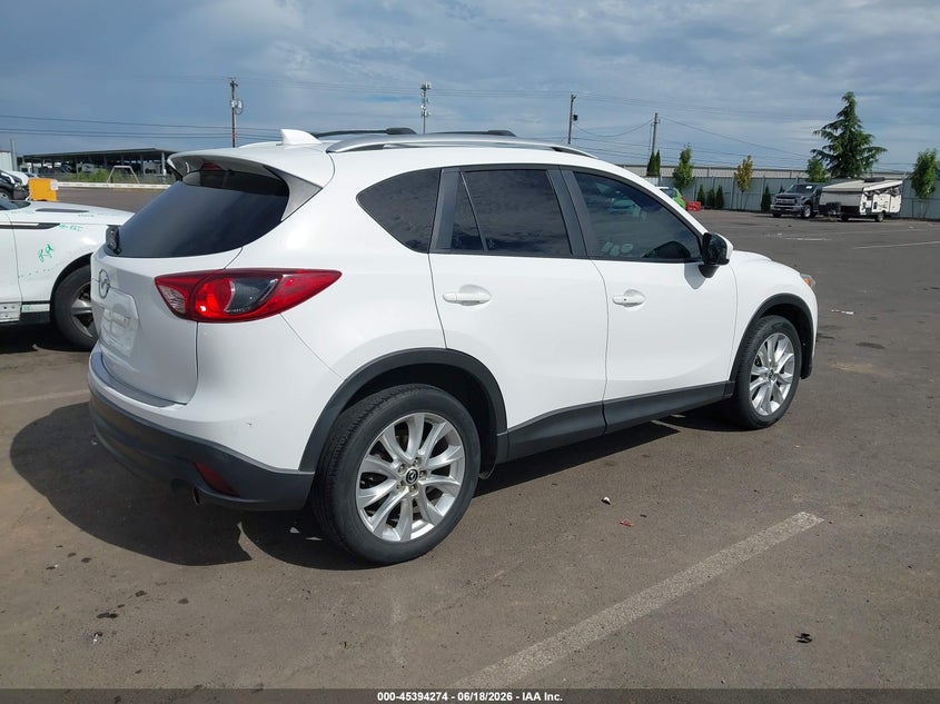 Vin: jm3ke2dy3e0332910, lot: 45892277, mazda cx-5 grand touring 20144