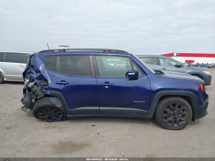 2018 Jeep Renegade Altitude Fwd VIN: ZACCJABB0JPG74823 Lot: 45394323