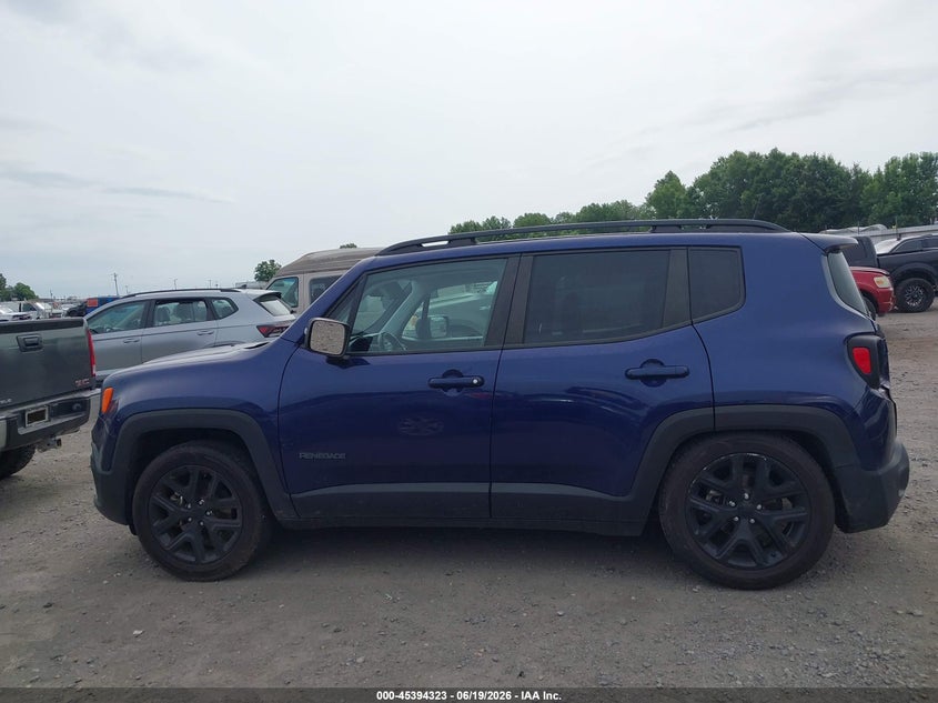 2018 Jeep Renegade Altitude Fwd VIN: ZACCJABB0JPG74823 Lot: 45394323