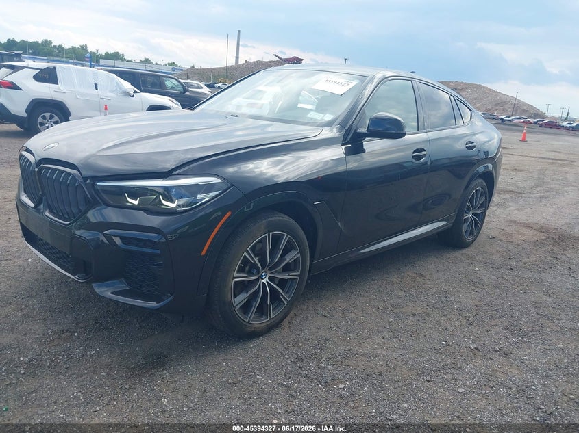 Vin: 5uxcy6c07p9r02878, lot: 45892330, bmw x6 xdrive40i 20232