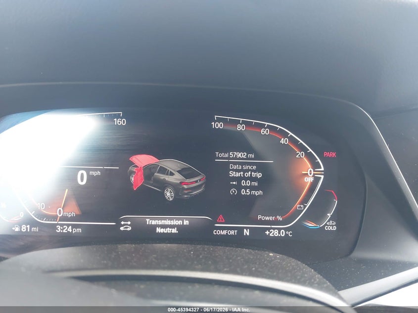 2023 BMW X6 xDrive40I VIN: 5UXCY6C07P9R02878 Lot: 45394327