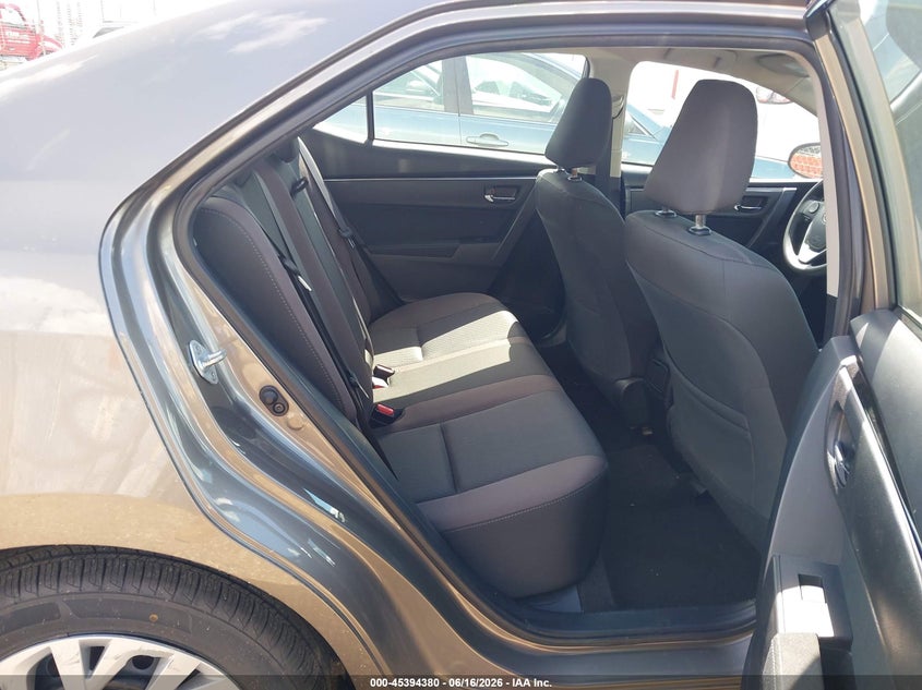 2017 TOYOTA COROLLA SEDAN 1.8L I-4 DOHC, VVT, 132HP