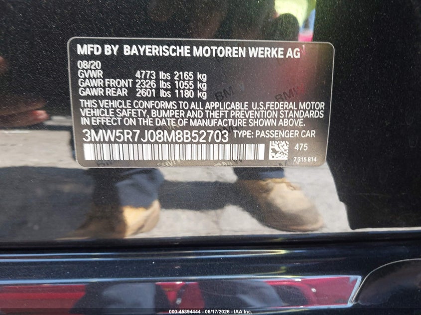 2021 BMW 330I XDRIVE — Photo 9