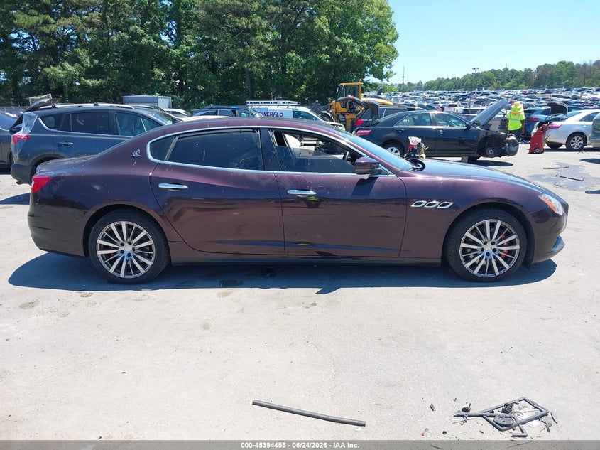 2017 Maserati Quattroporte S Q4 VIN: ZAM56RRA2H1252502 Lot: 45394455