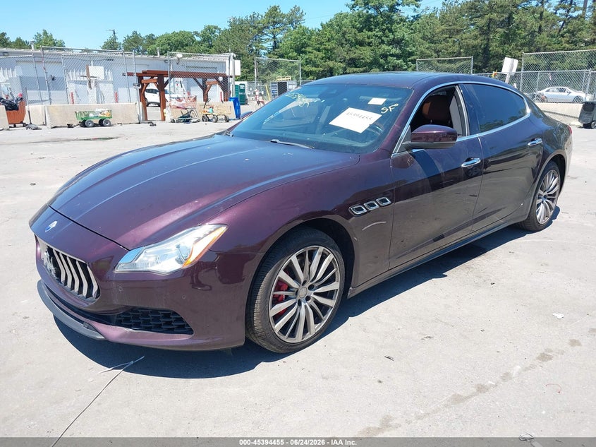 Vin: zam56rra2h1252502, lot: 45892458, maserati quattroporte s q4 20172