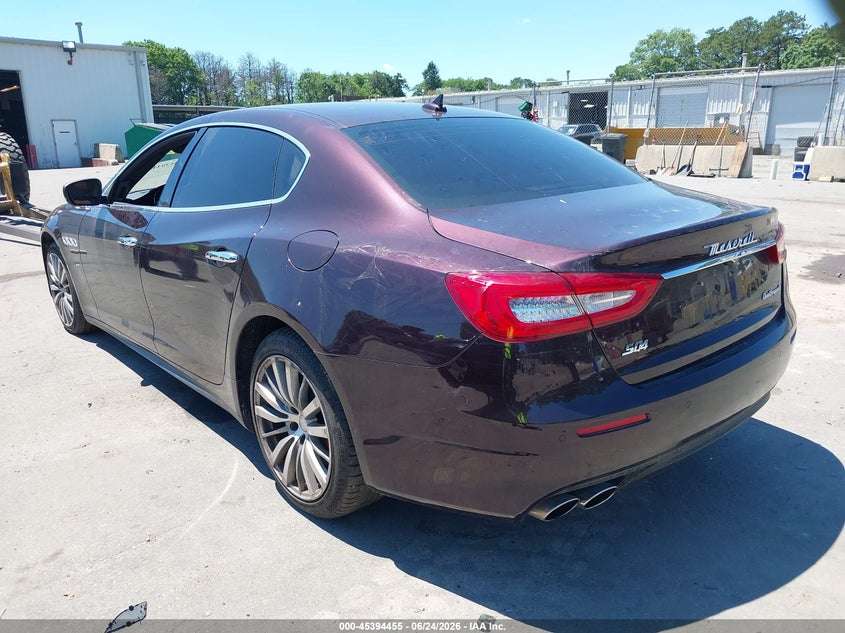 Vin: zam56rra2h1252502, lot: 45892458, maserati quattroporte s q4 20173