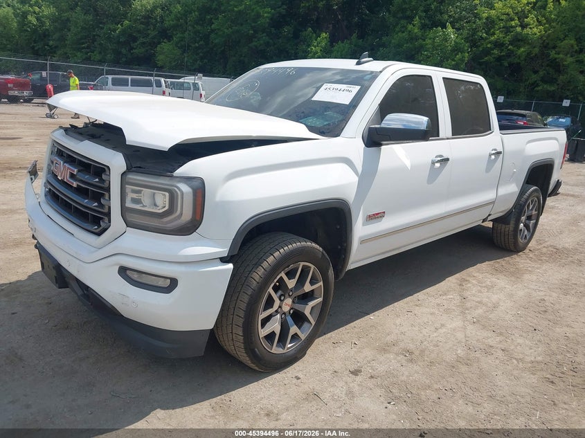 Vin: 3gtu2nec4gg288977, lot: 45892499, gmc sierra 1500 slt 20162