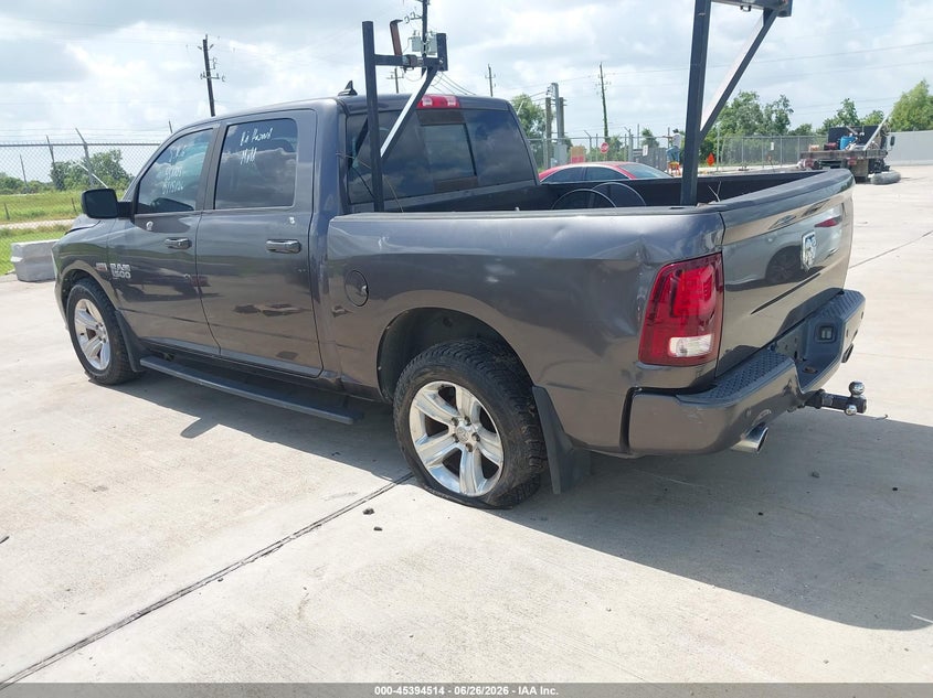 Vin: 1c6rr6mtxes430061, lot: 45892517, ram 1500 sport 20143