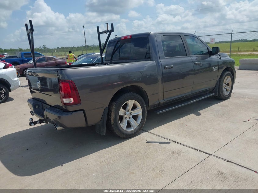 Vin: 1c6rr6mtxes430061, lot: 45892517, ram 1500 sport 20144