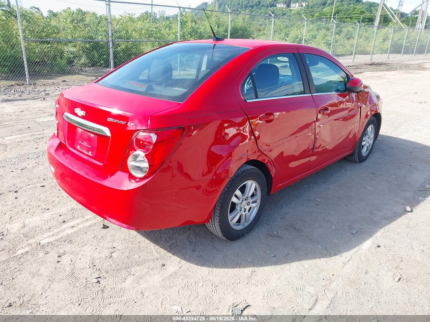 Vin: 1g1jc5sh3c4163503, lot: 45892729, chevrolet sonic 2lt 20124