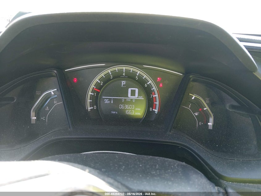 2017 HONDA CIVIC SEDAN 2.0L I-4 DOHC, VVT, 158HP
