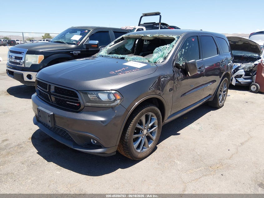 Vin: 1c4rdjdg7hc870492, lot: 45892767, dodge durango gt awd 20172