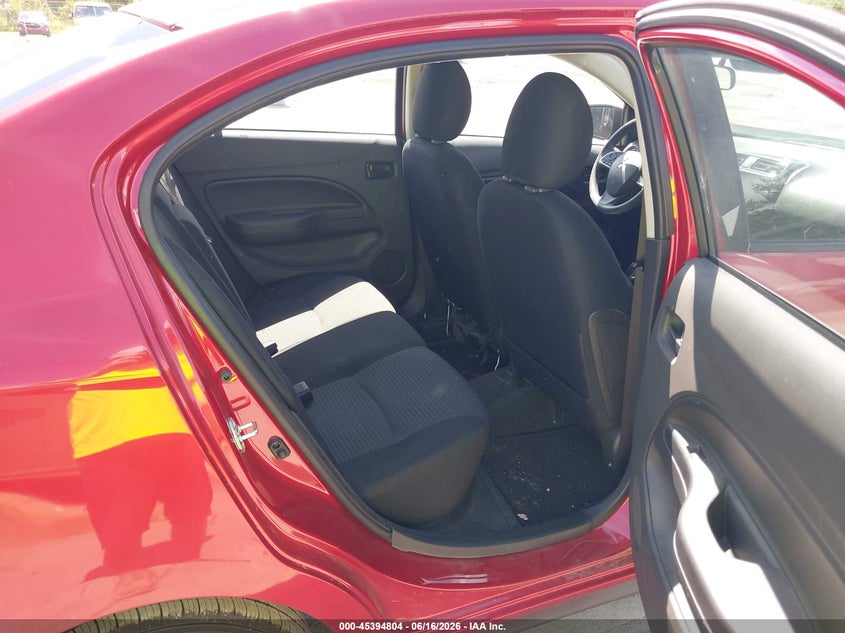 2023 MITSUBISHI MIRAGE SEDAN 1.2L I-3 DOHC, VVT, 78HP