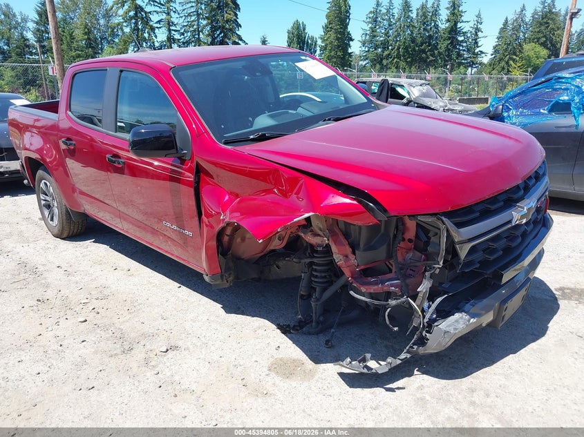 2021 CHEVROLET COLORADO auction photo 1