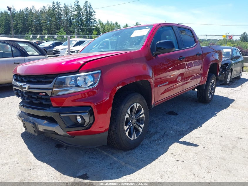 2021 CHEVROLET COLORADO auction photo 2