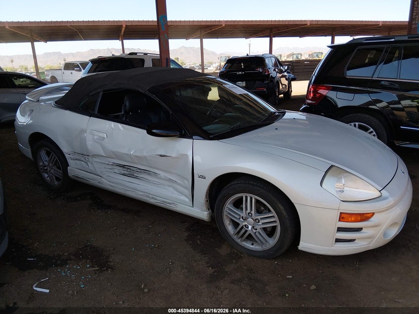 2003 Mitsubishi Eclipse Spyder Gt VIN: 4A3AE55H13E034521 Lot: 45394844