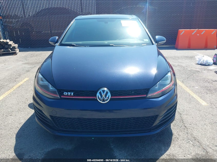 2016 Volkswagen Golf Gti Se 4-Door VIN: 3VW5T7AU6GM040031 Lot: 45394895