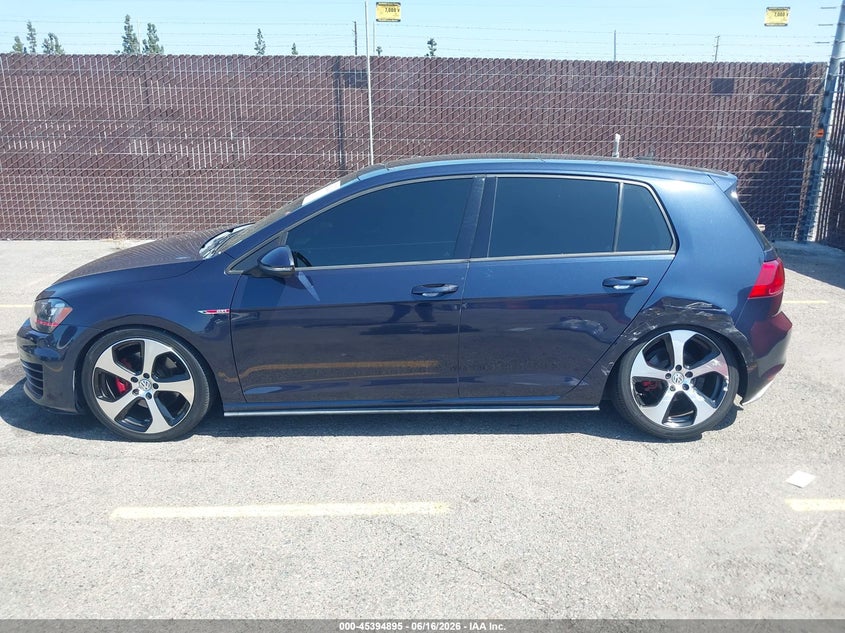 2016 Volkswagen Golf Gti Se 4-Door VIN: 3VW5T7AU6GM040031 Lot: 45394895