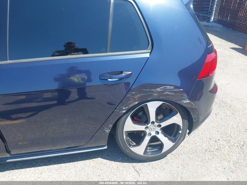 2016 Volkswagen Golf Gti Se 4-Door VIN: 3VW5T7AU6GM040031 Lot: 45394895