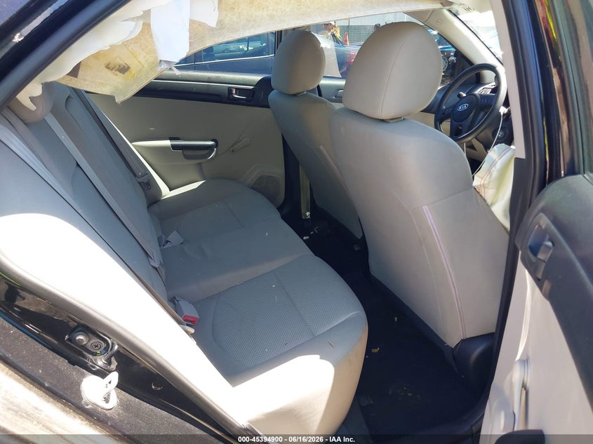2010 KIA FORTE SEDAN 2.0L I-4 DOHC, VVT, 156HP