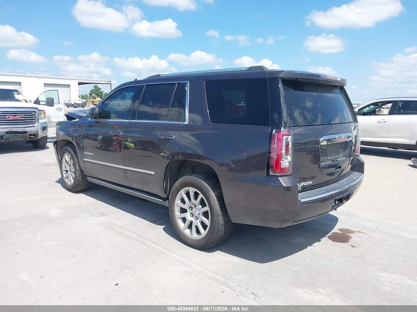 Vin: 1gks1ckj8gr196213, lot: 45892935, gmc yukon denali 20163