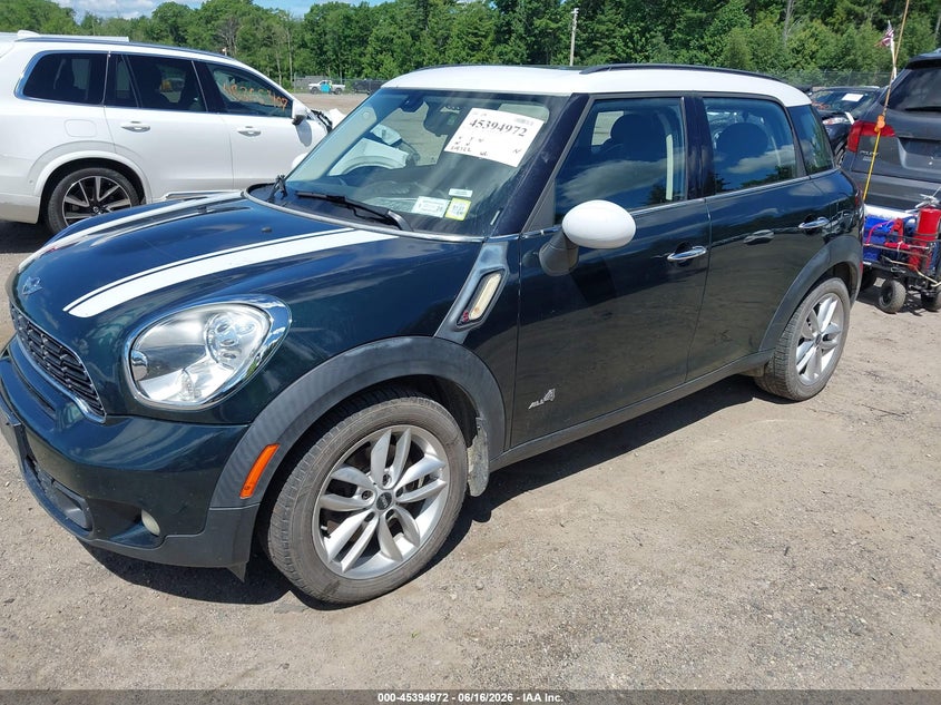 2012 Mini Cooper S Countryman WMWZC5C54CWL62432 photo 1