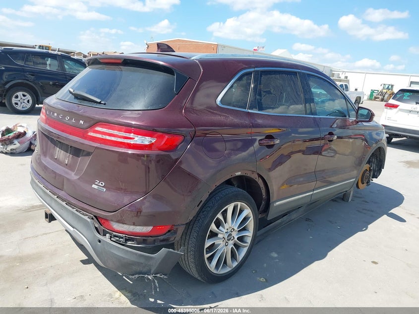 Vin: 5lmcj3c94guj20241, lot: 45893009, lincoln mkc reserve 20164