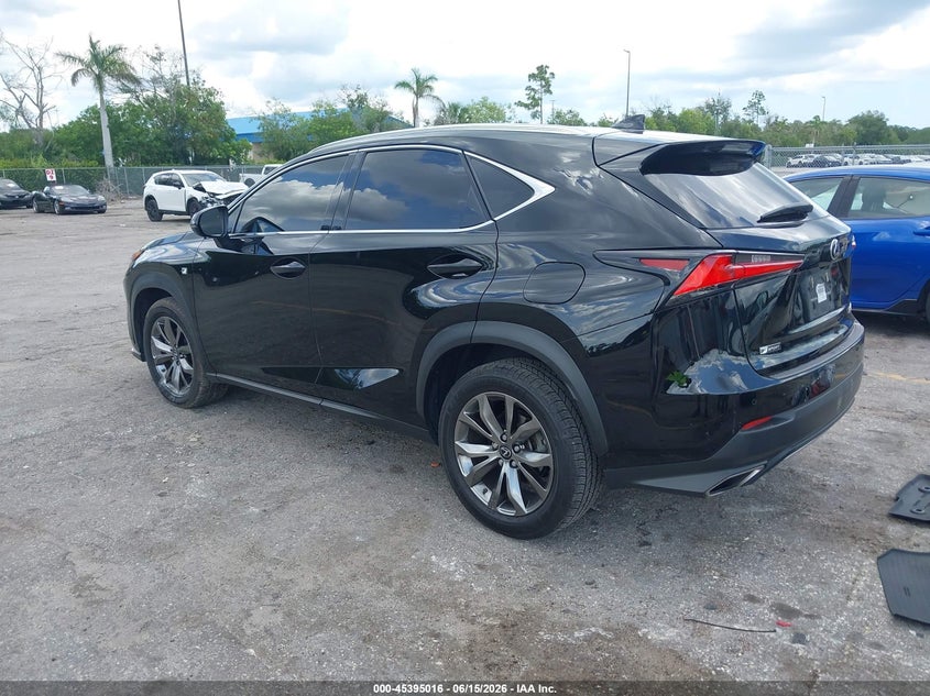 Vin: jtjsarbz3m2188543, lot: 45893019, lexus nx 300 f sport 20213