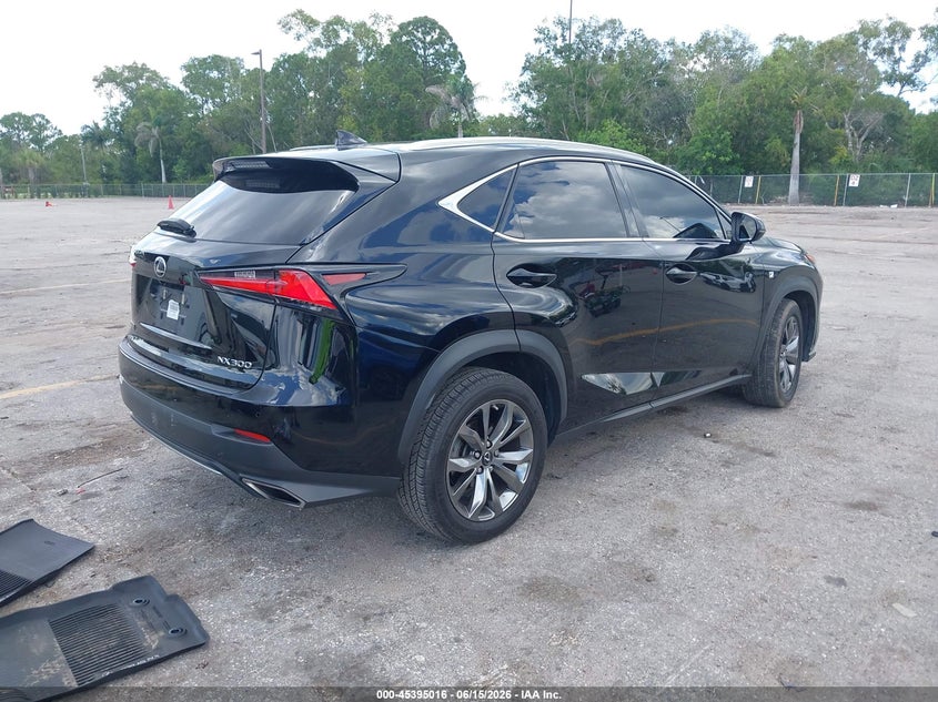 Vin: jtjsarbz3m2188543, lot: 45893019, lexus nx 300 f sport 20214