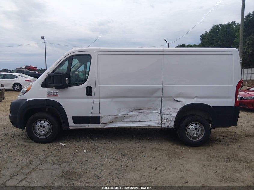 2021 Ram Promaster 2500 Low Roof 136 Wb VIN: 3C6LRVVG3ME547242 Lot: 45395033
