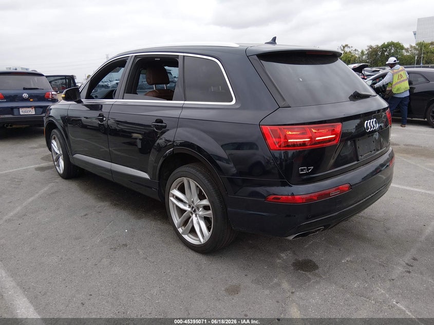 Vin: wa1vaaf72hd034095, lot: 45893074, audi q7 3.0t premium 20173