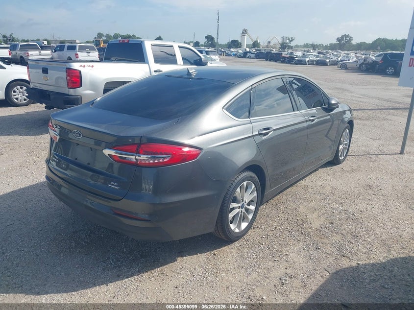 Vin: 3fa6p0lu9lr244907, lot: 45893102, ford fusion hybrid se 20204