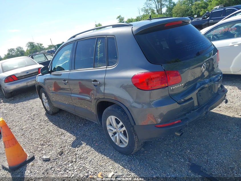 2016 VOLKSWAGEN TIGUAN auction photo 3