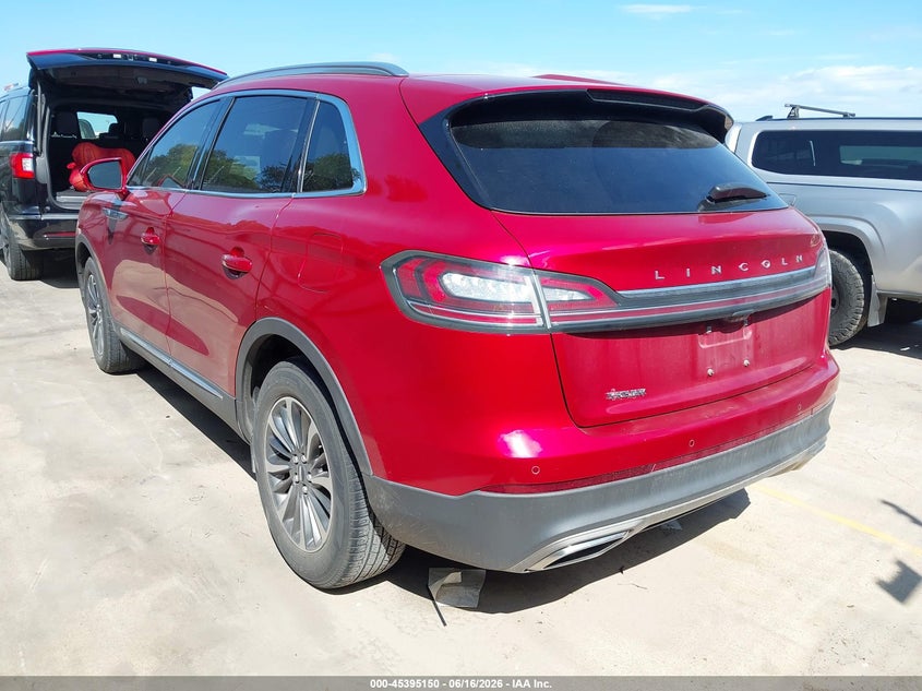 Vin: 2lmpj6j94mbl09356, lot: 45893154, lincoln nautilus standard 20213