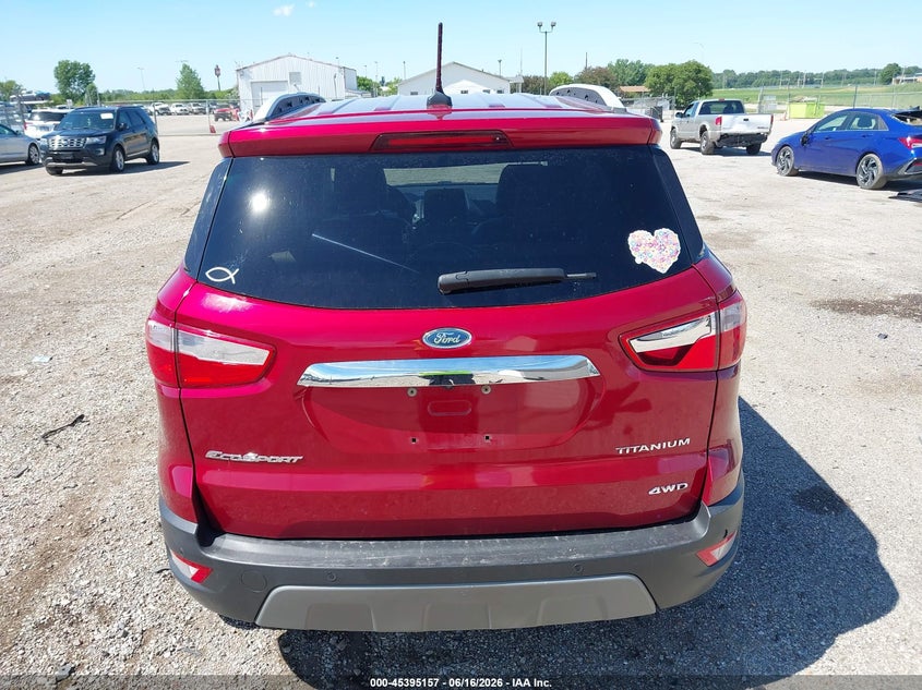2018 Ford Ecosport Titanium VIN: MAJ6P1WL3JC216704 Lot: 45395157